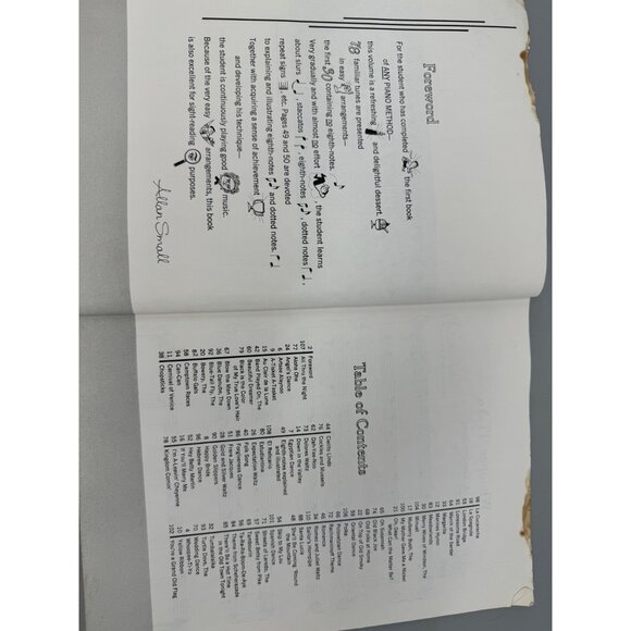 the very first piano solo book by Allan Small English Alfred publishing READ - Picture 4 of 5